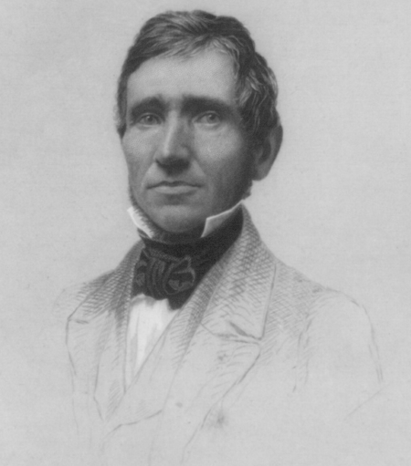 Der US-amerikanische Chemiker und Erfinder Charles Goodyear (1800 - 1860)