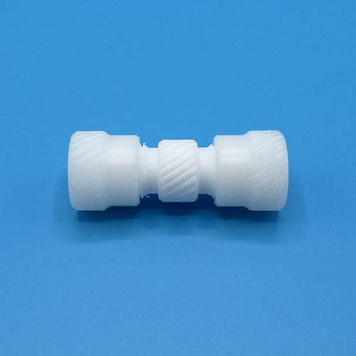 Straight-Tube-Coupling made of PTFE