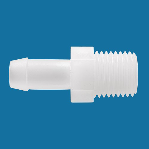 Straight Barb Connector with Male Thread made of PA or PVDF