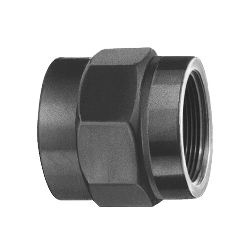 Straight Connector with Bonded Socket Joint and Female Thread made